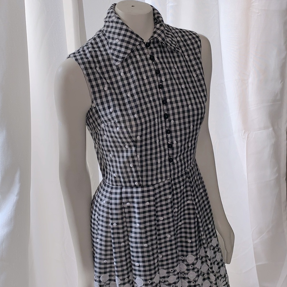 Henry-Lee gingham style vintage dress. Small